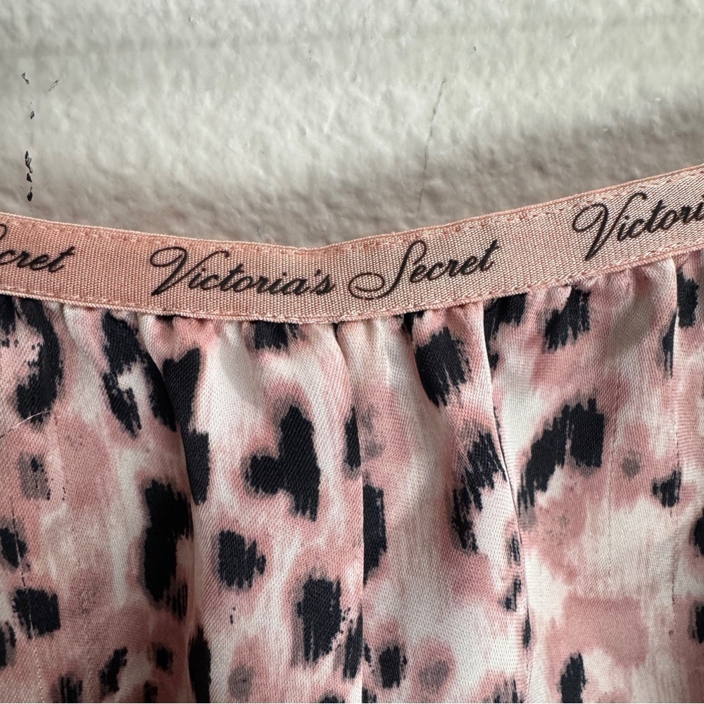 Victoria Secret Vintage Underwear Shorts Silk Leopard Size Small - Picture 2 of 9